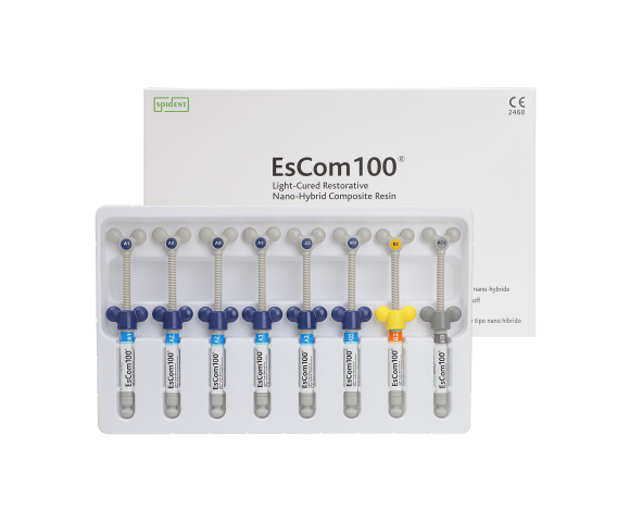 Spident EsCom100 Light-Cured Nanohybrid Composite Resin 4g