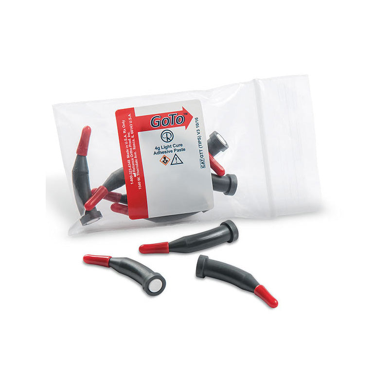 Reliance GoTo Orthodontic Adhesive 4g in Push Syringe or Paste in 10 Tips