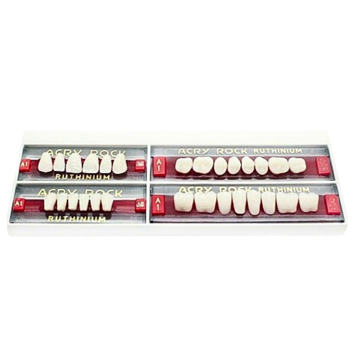 Ruthinium Artificial Acrylic Teeth 28pcs Set A1