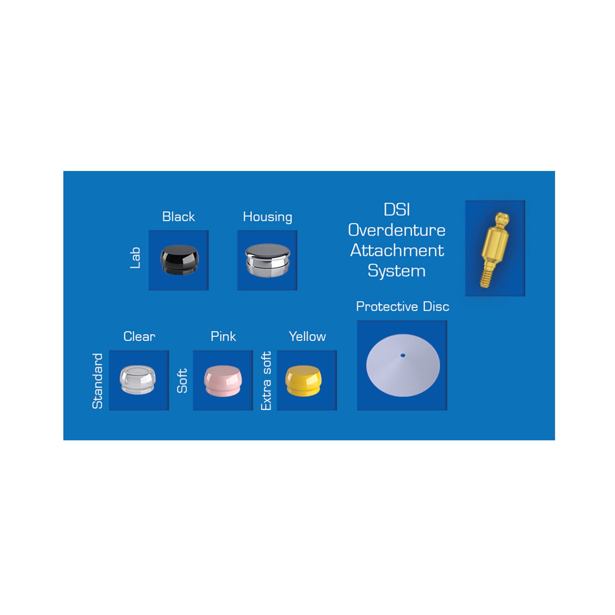 Straight Ball Attachment Full Set Ø2.42mm