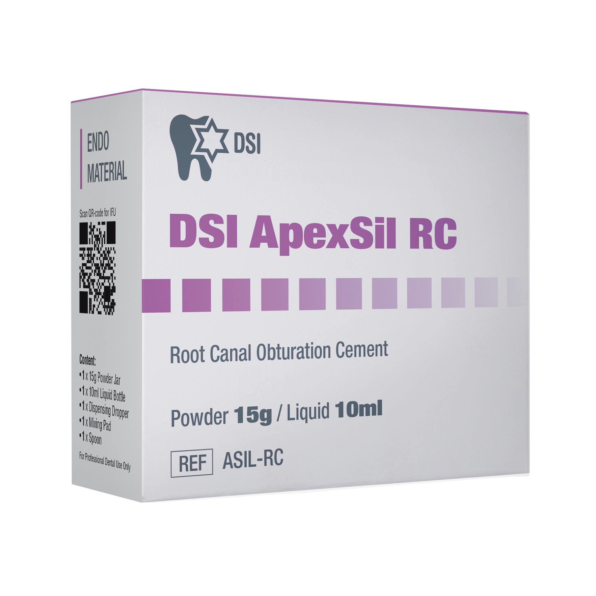 DSI Apexsil RC Zinc Oxide-Eugenol Based Root Canal Sealer 15g+10ml