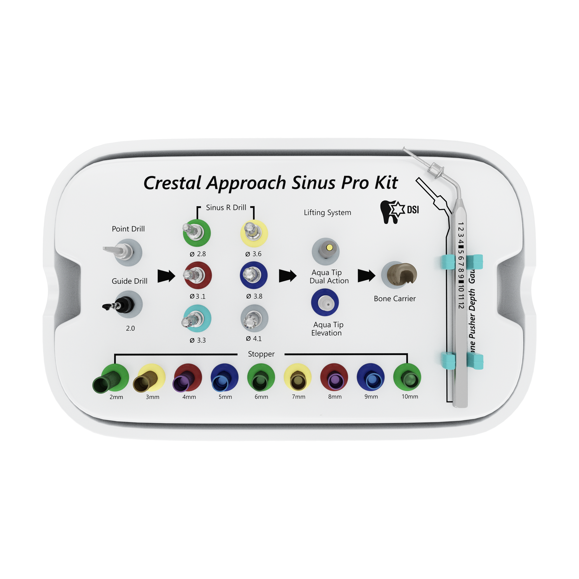 DSI Crestal Pro Kit For Sinus Membrane Raise