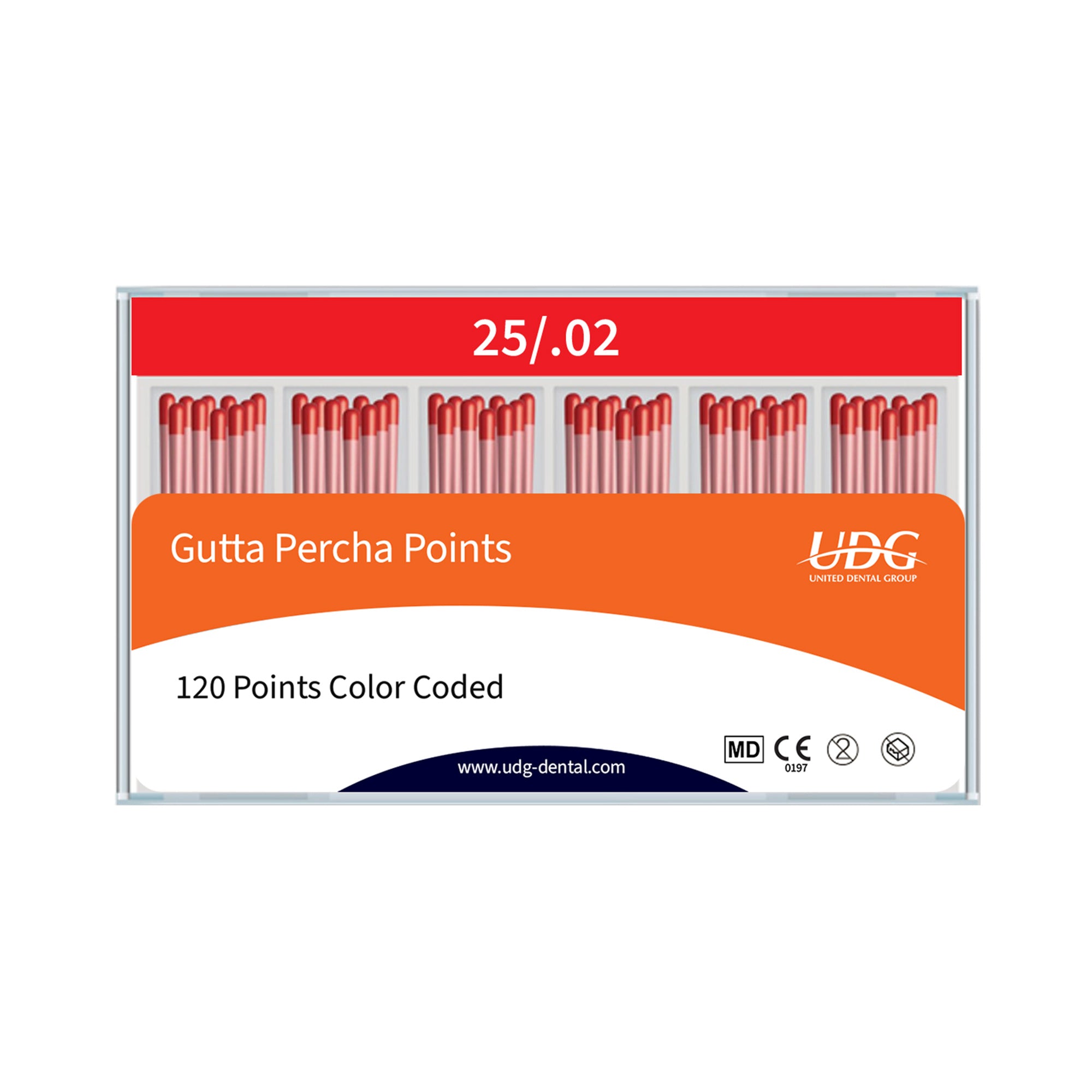 Gutta Percha Points 2% 120pcs