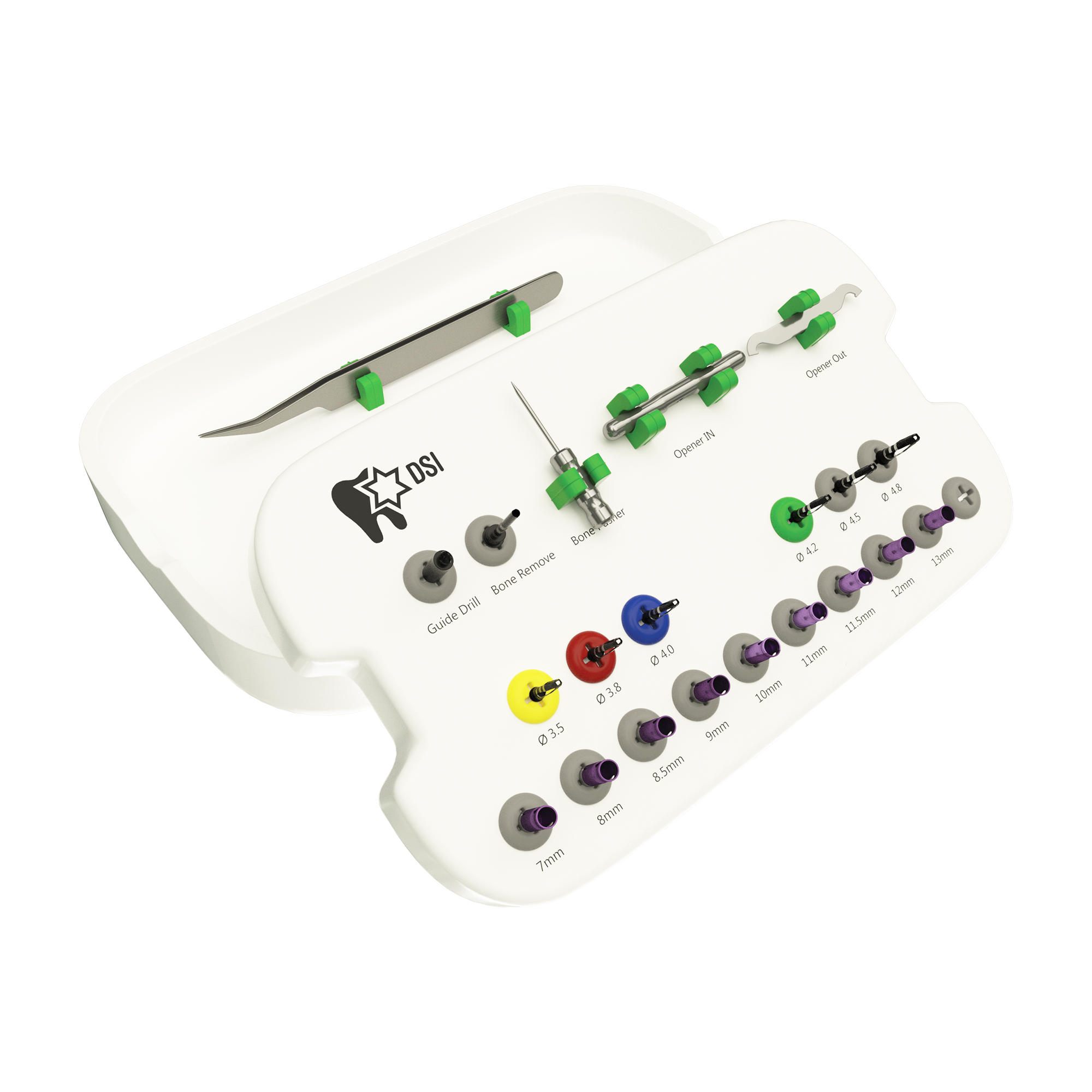 DSI One Drilling System Kit For Implant Osteotomy Preparation