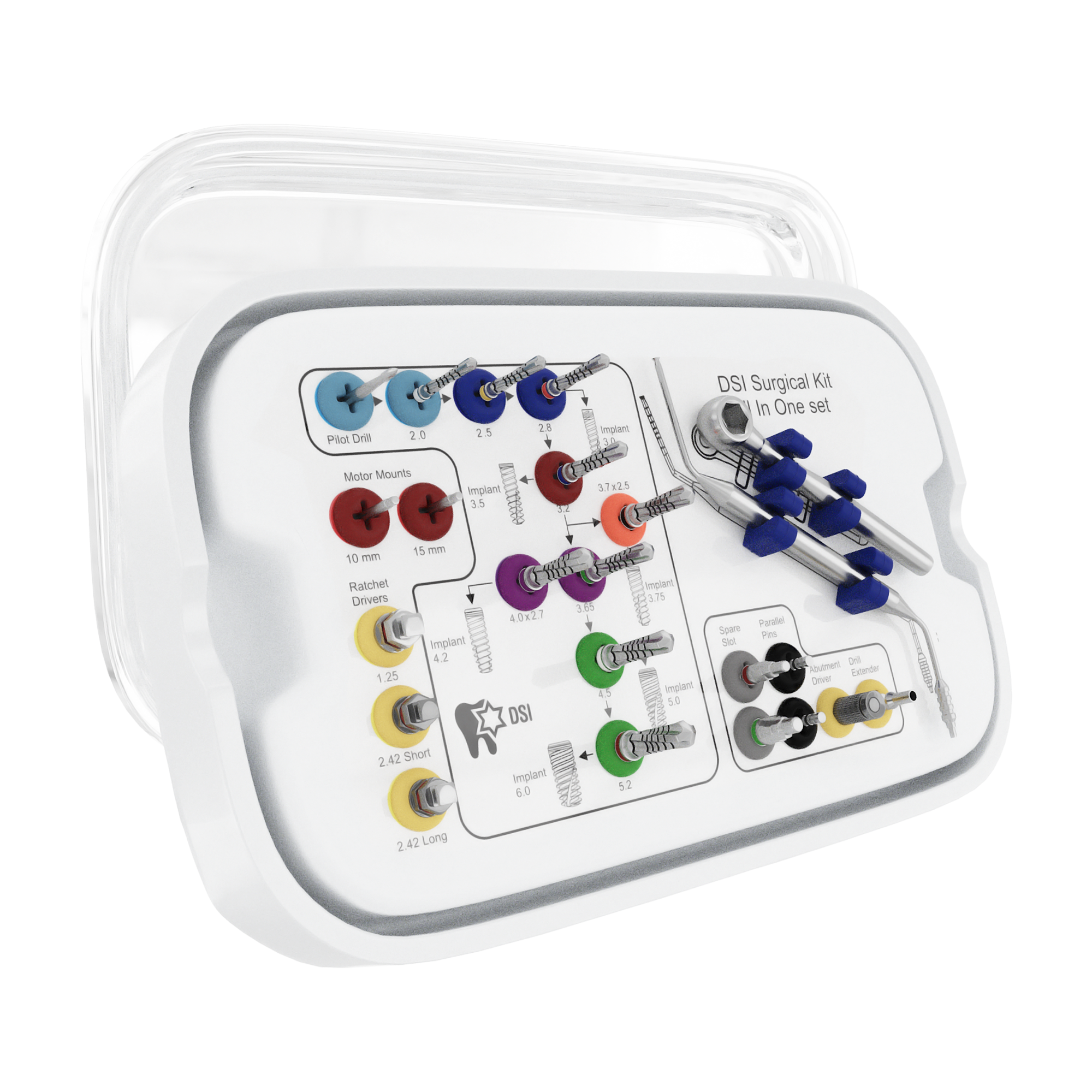 DSI SK004 Premium All-in-one Surgical Kit For Implant Placement