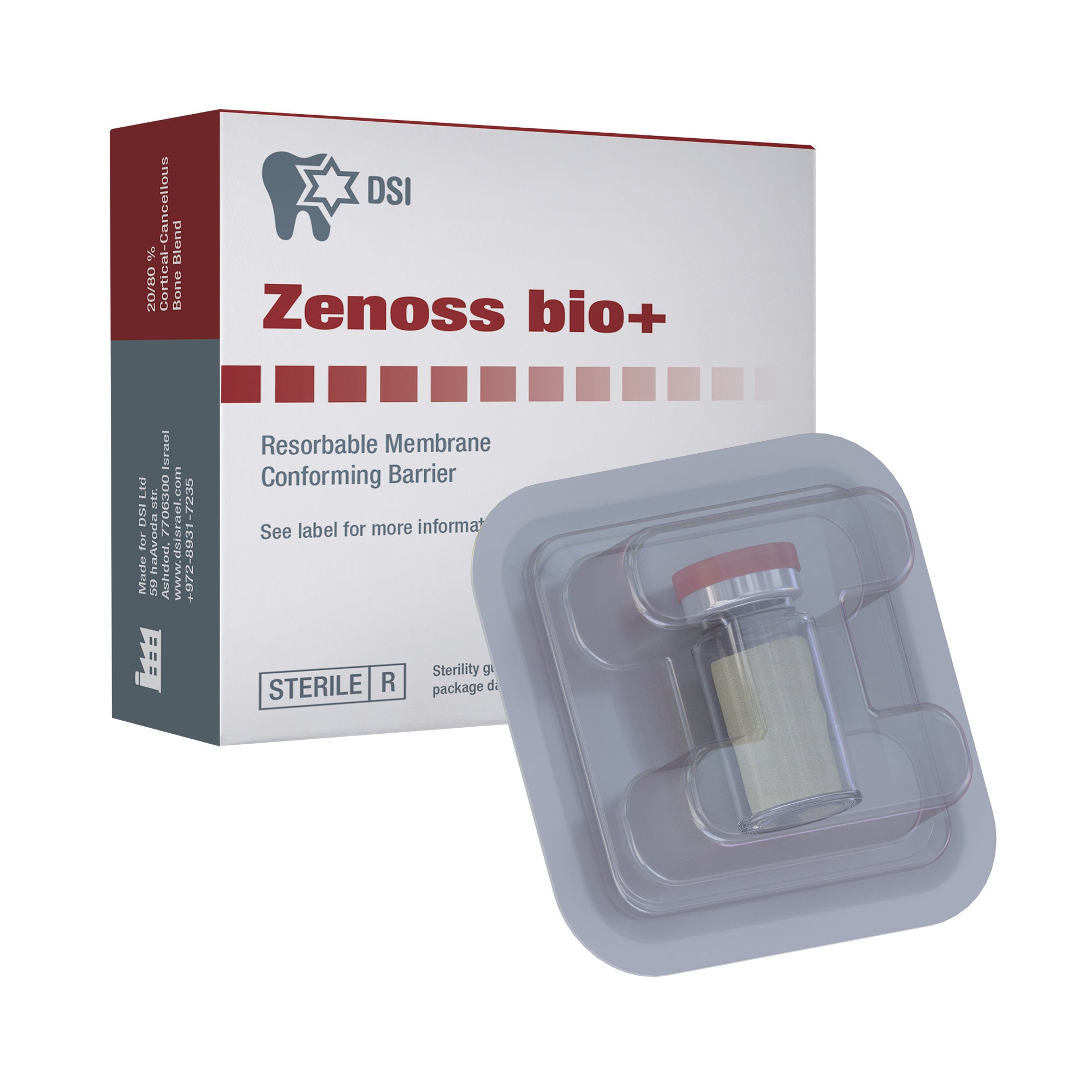 Zenoss Bio Dental Surgical Resorbable Collagen Barrier Membrane