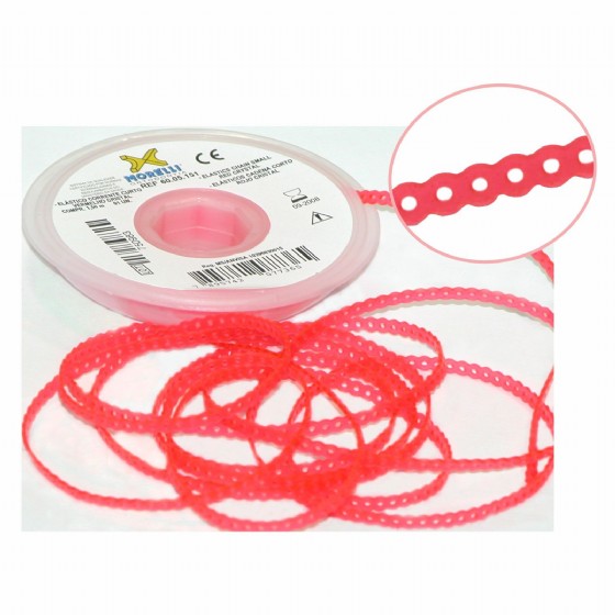 Morelli Orthodontic Elastic Power Chain Crystal Red 1.5m