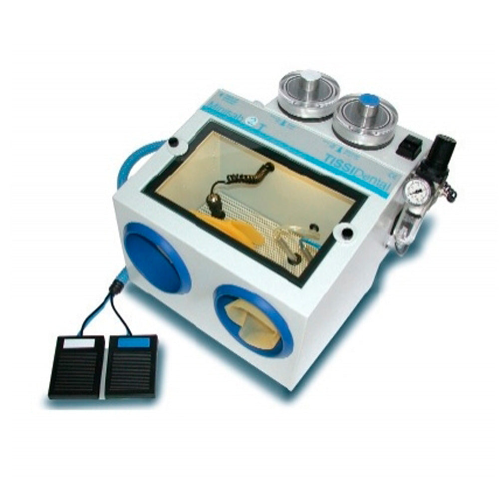 Dual-Cup Sandblaster Unit Silfradent