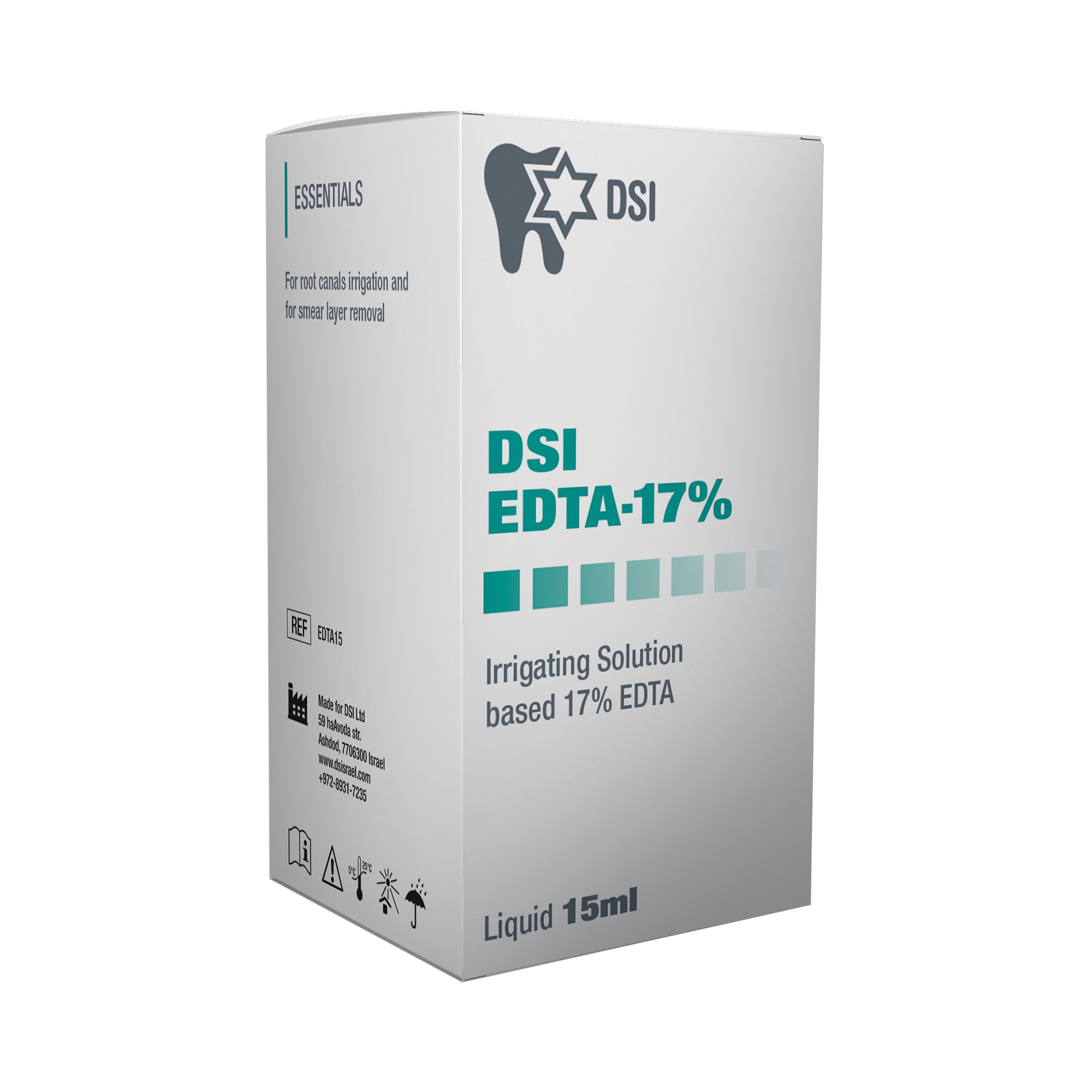 DSI EDTA 17% Solution Chelating & Decalcification Liquid For Root Canals