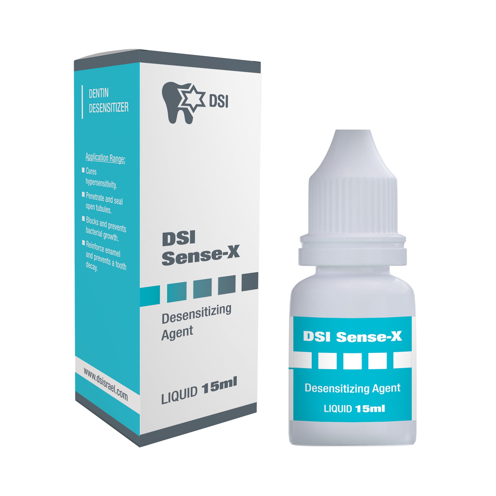 DSI Sense-X Desensitizer Reducing Teeth Sensitivity (Pain Relief) 15 ml (0.5oz)