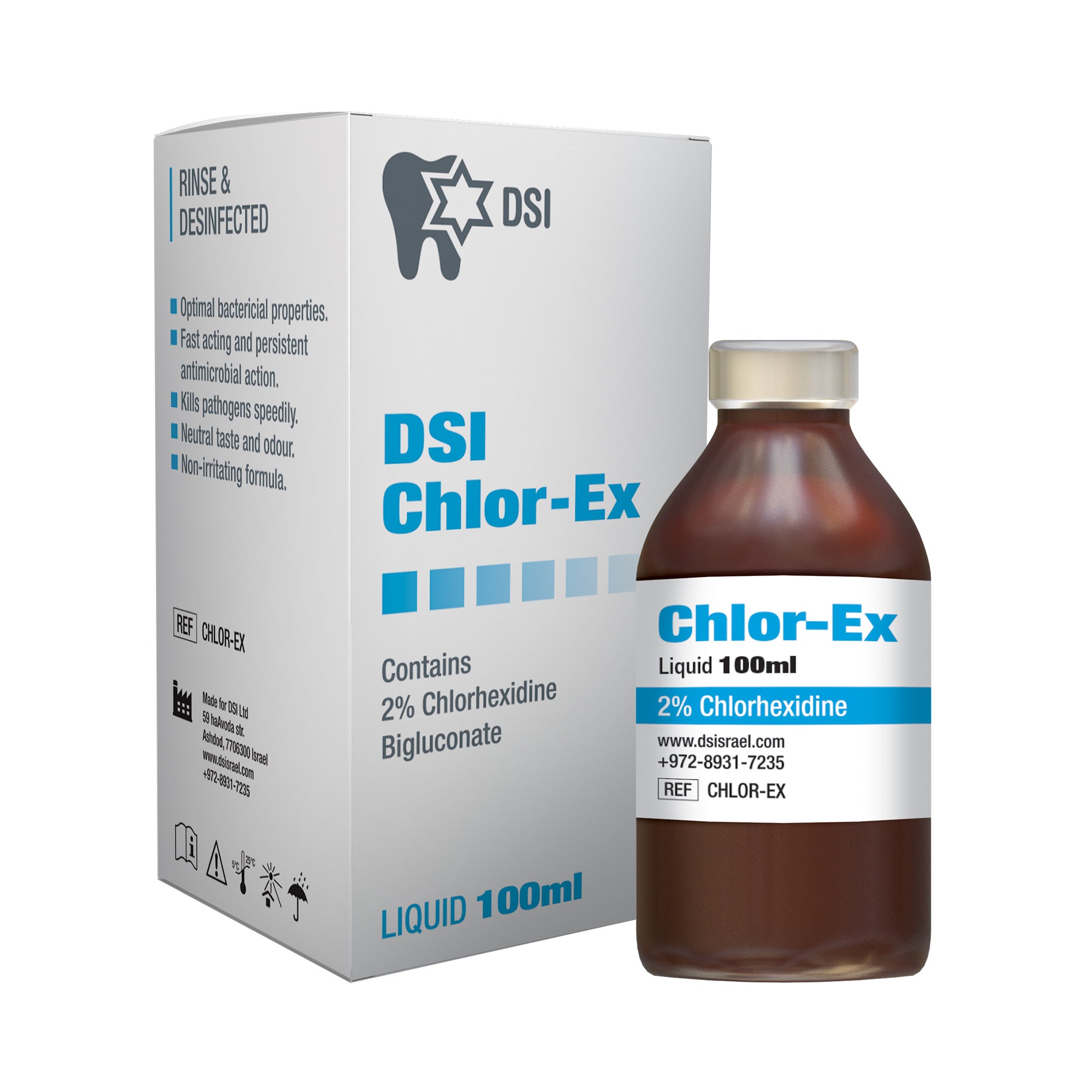 DSI Chlor-Ex Chlorhexidine Solution 2%