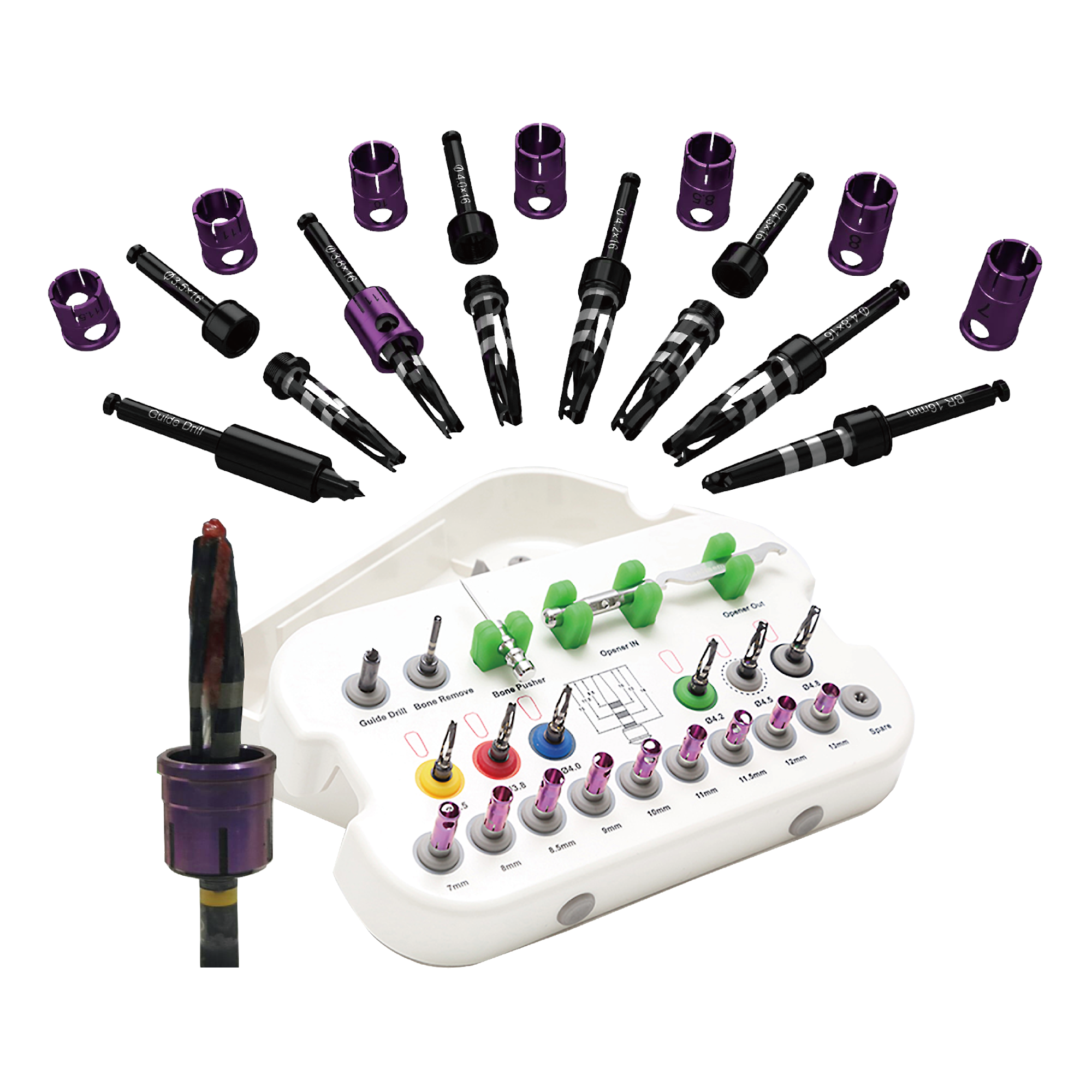DSI One Drilling System Kit For Implant Osteotomy Preparation