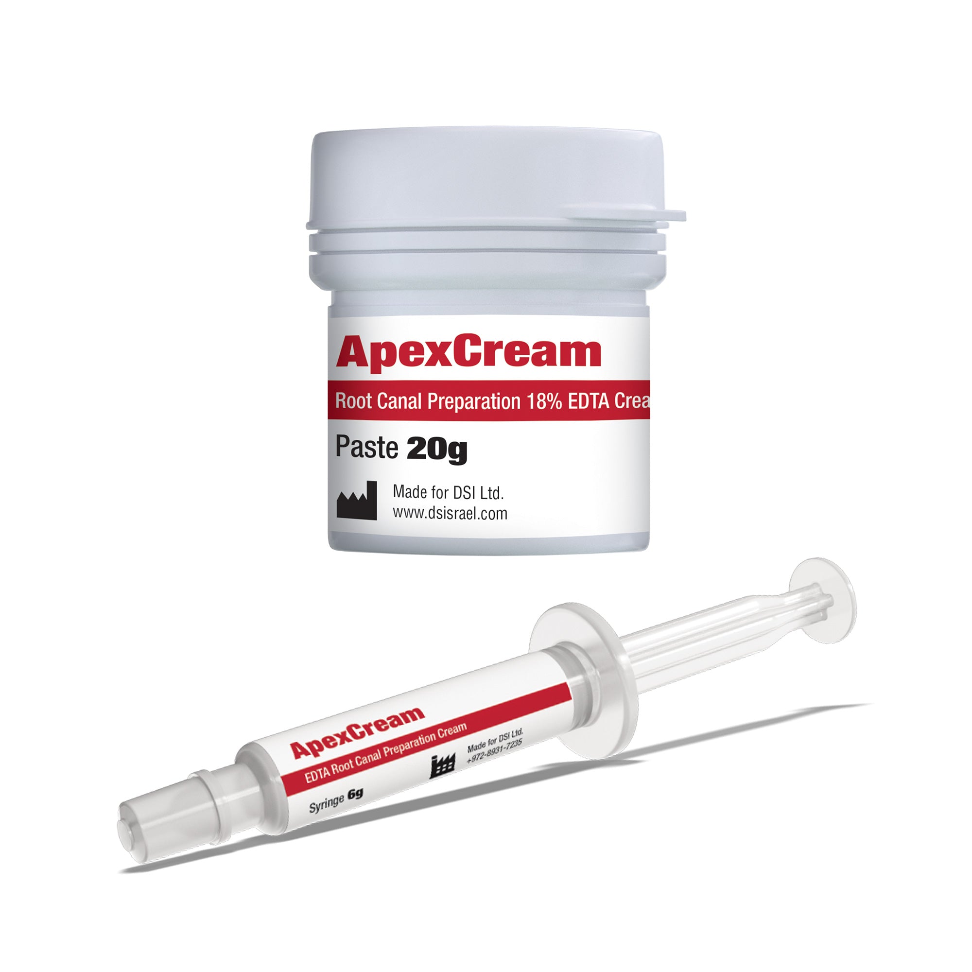 DSI ApexCream EDTA Cream 18% Smear Chelating Agent For Root Canal