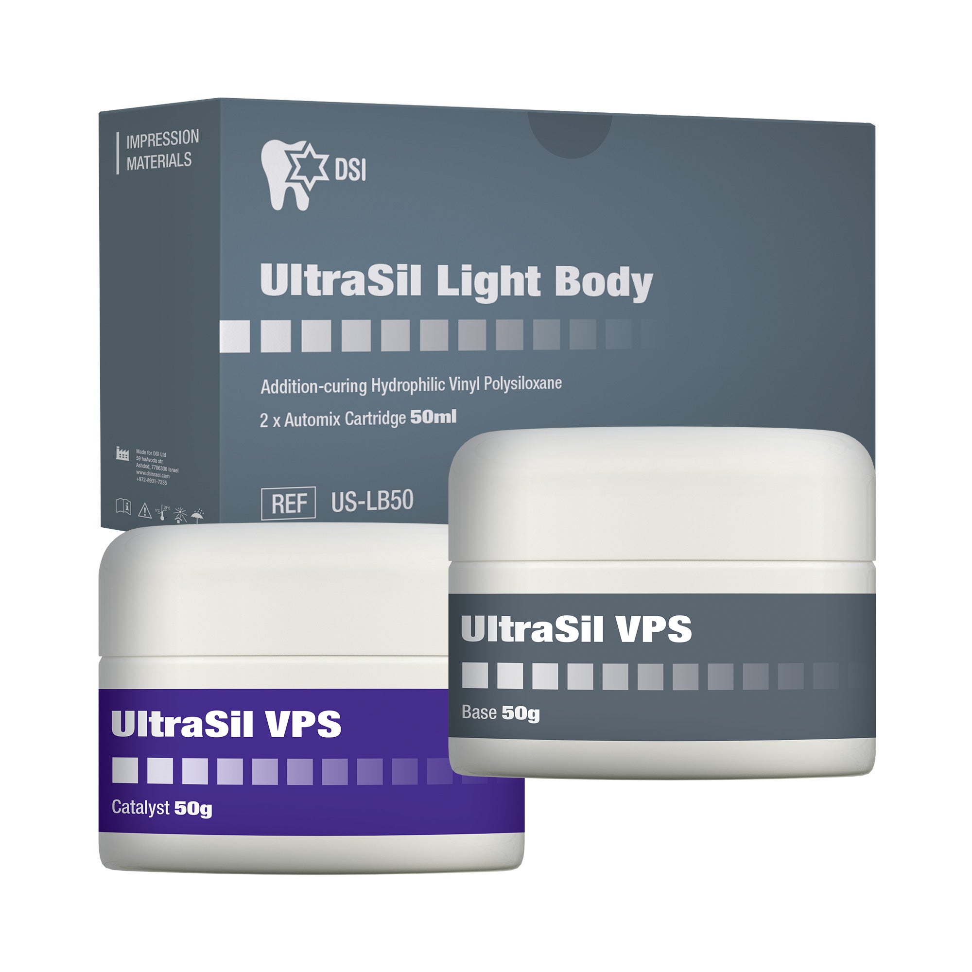 DSI UltraSil VPS Putty Introduction Kit 50ml Base + 50ml Catalyst