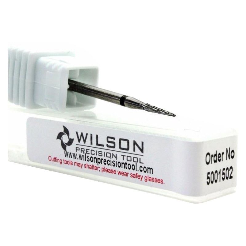 Wilson Straight Edge Flame Super Coarse Carbide Bur - 8.0mm