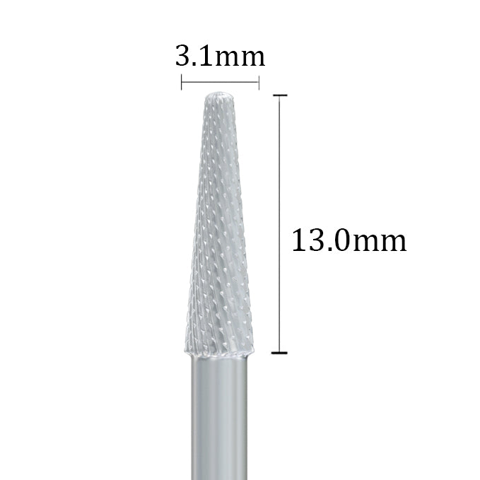 Wilson Cross Cut Thin Cone standard Carbide Bur - 13.0mm