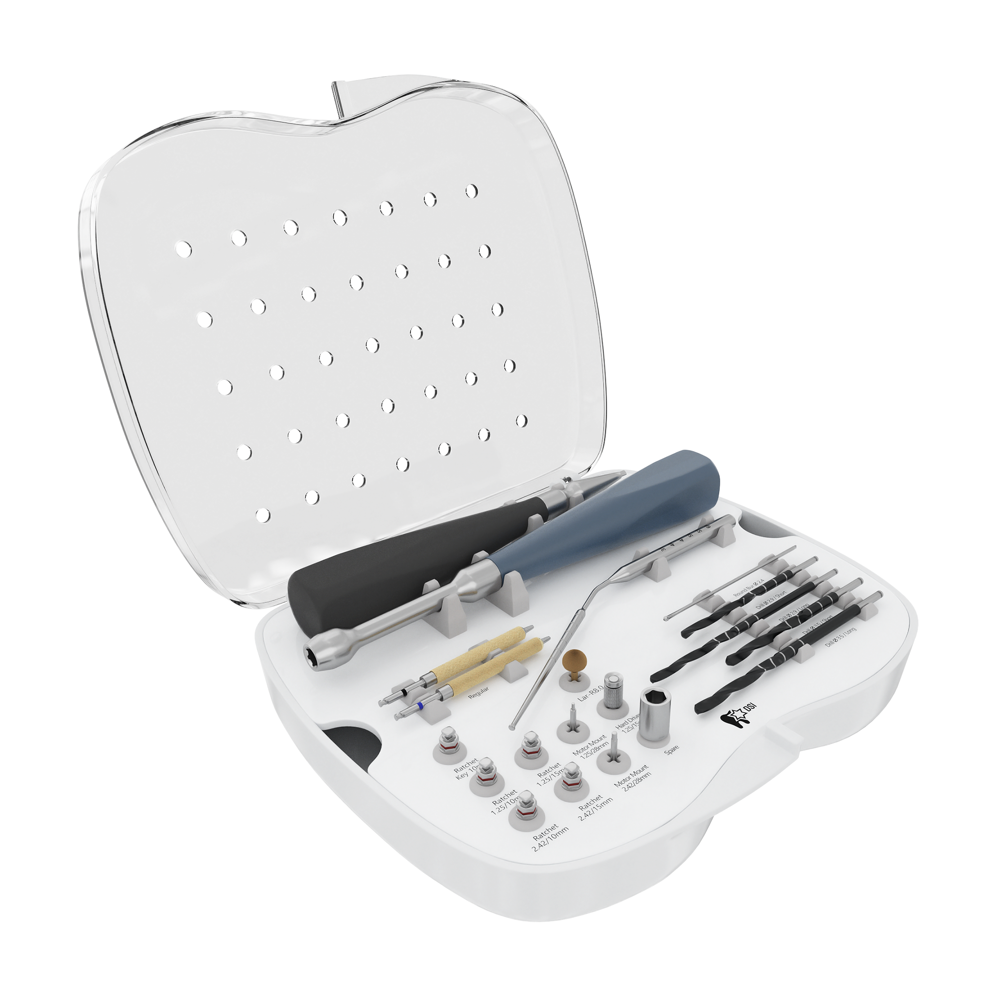 DSI SK007 Zygo Surgical Kit Tools and Drills Zygomatic Implant Installation