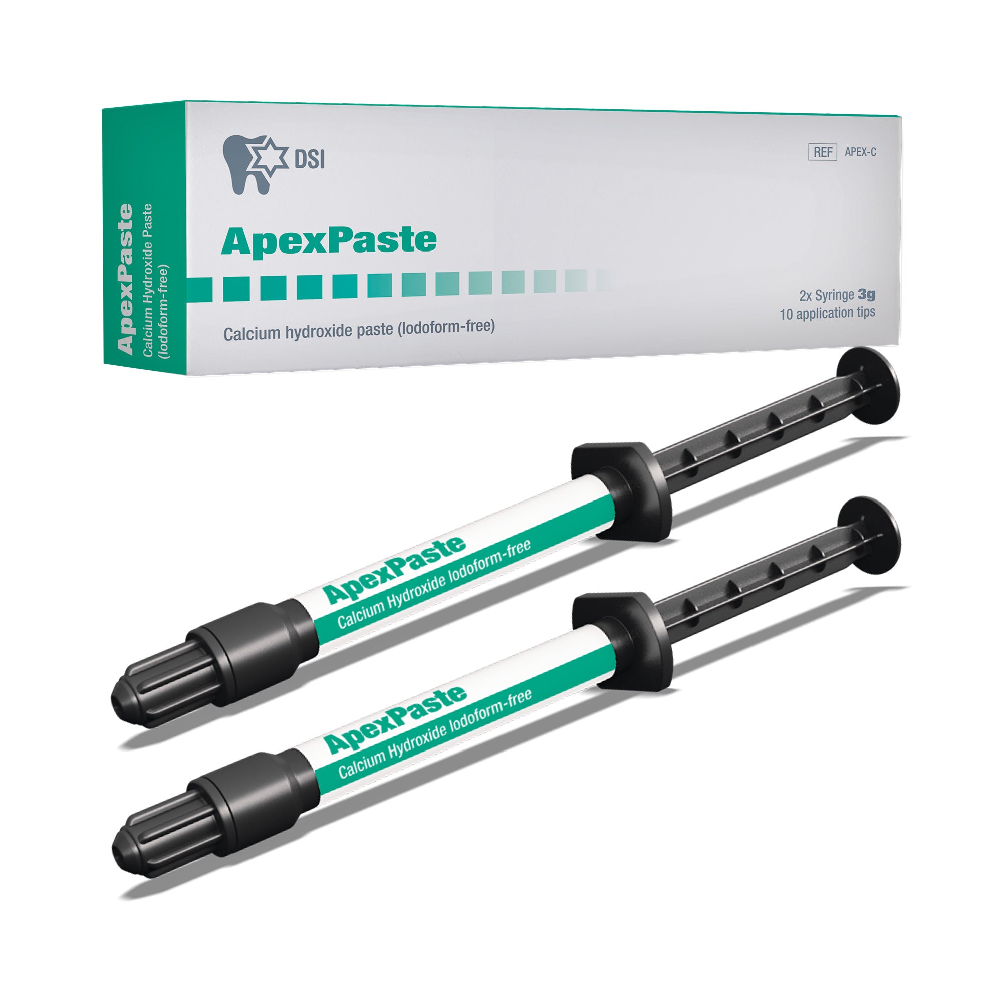 DSI ApexPaste Calcium Hydroxide Paste Iodoform-free 3g syringe