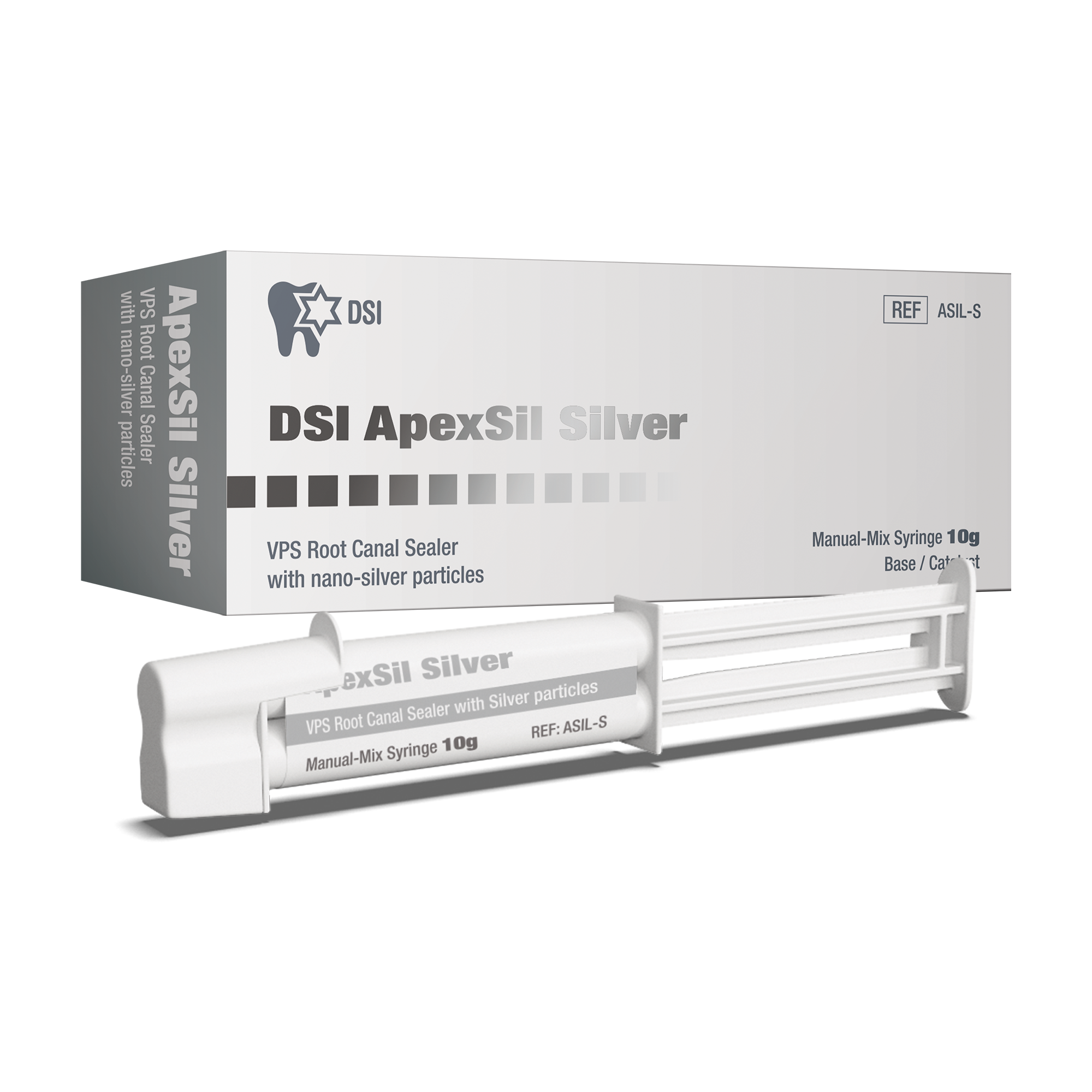 DSI Apexsil Silver Liquid Gutta Root Canal Sealer with nano-silver particles 10g