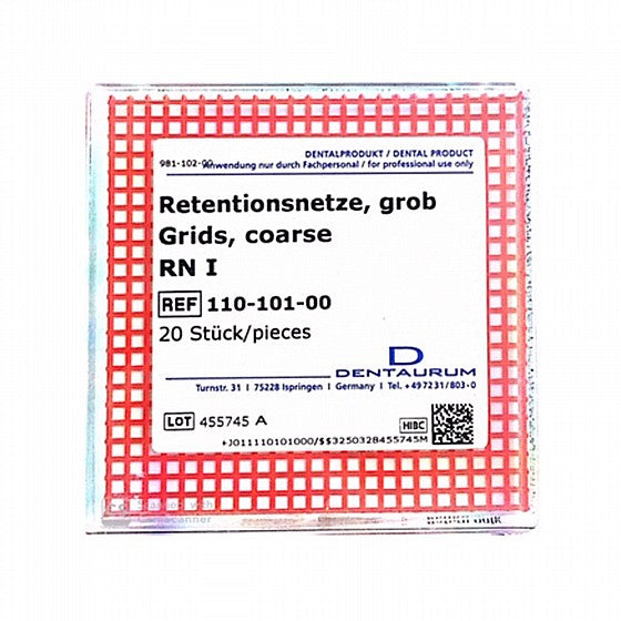 Dentaurum Grid Wax Retention 20/pk