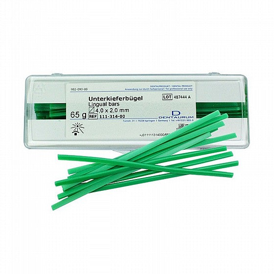 Dentaurum Lingual Bars Wax Model Casting Sticks 65g