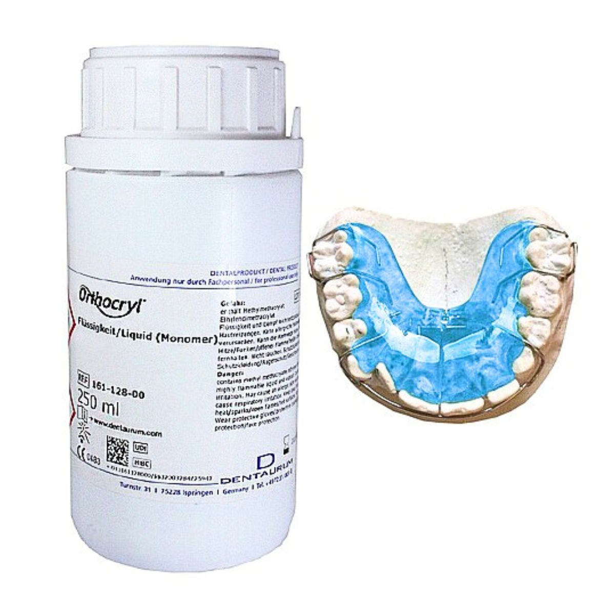 Dentaurum Orthocryl Blue Acrylic Liquid 250ml