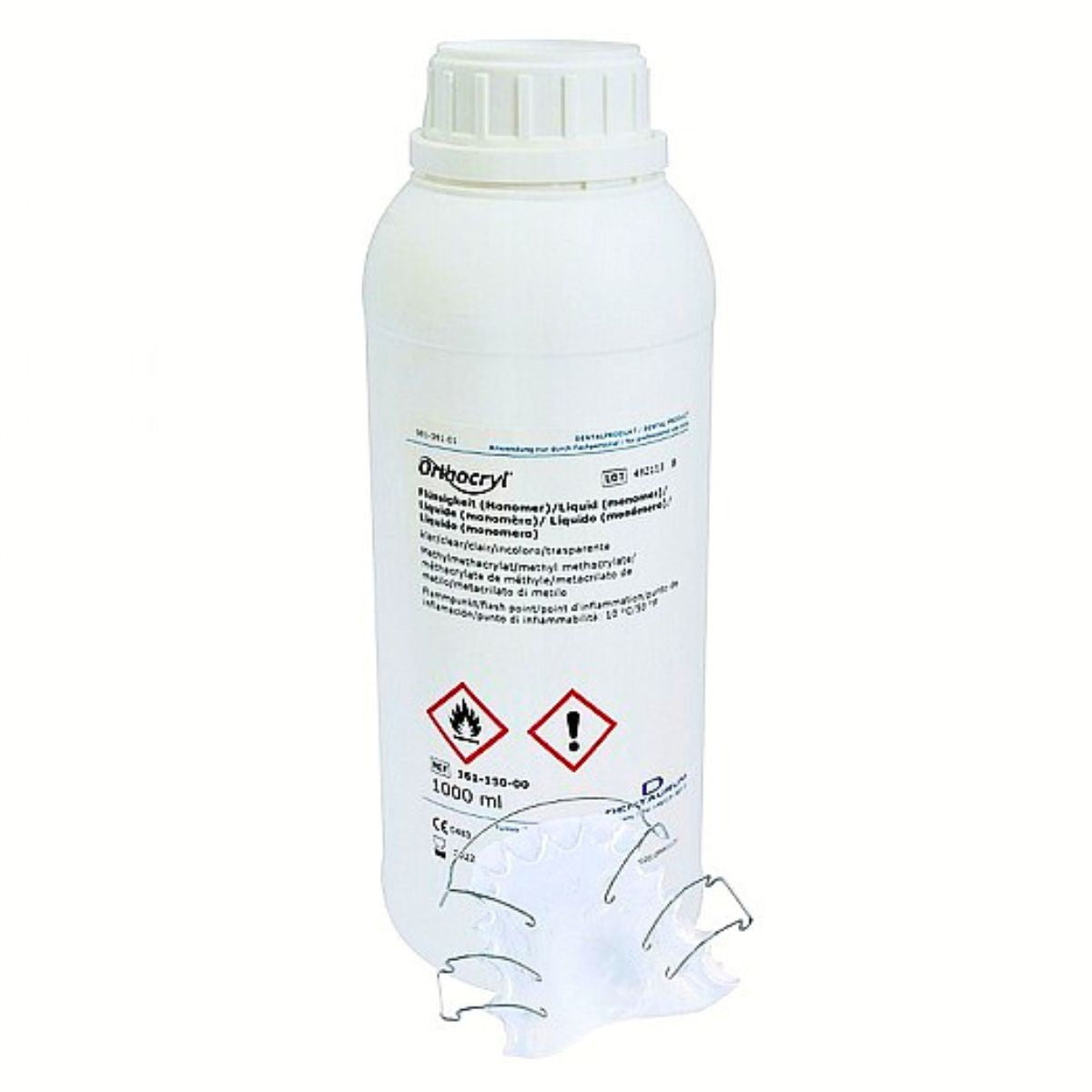 Dentaurum Orthocryl Clear Acrylic Liquid 1000ml