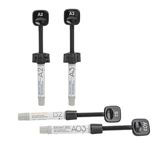 Spident EsCom250 Light-cured restorative hybrid composite resin 4g