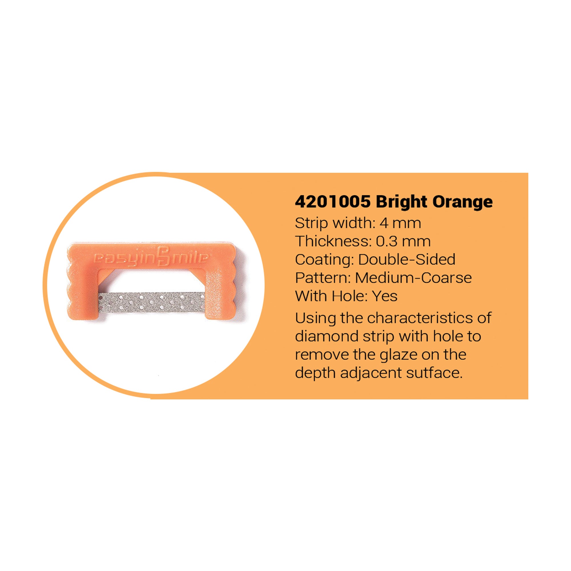 Easyinsmile IPR Strips Bright Orange