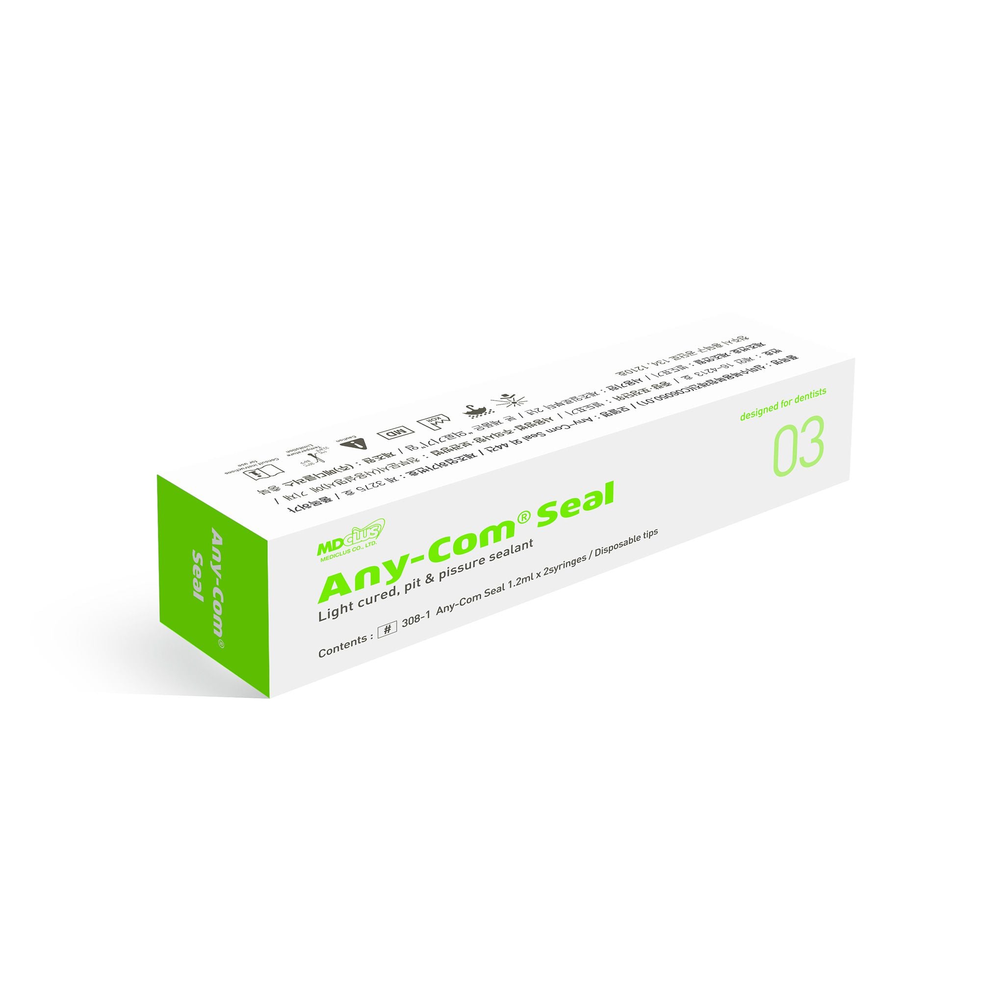 MEDICLUS Any-Com® Seal Pit & Fissure Sealant 2x1.2g