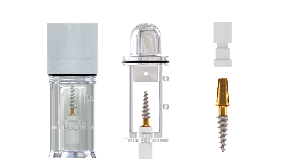 One-Piece Root-shaped Implant