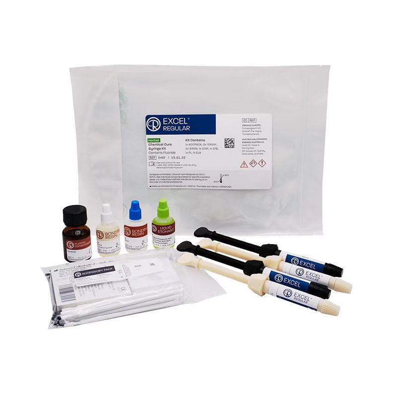 Reliance Excel Regular Herbst Screw Syringe Kit with Fluoride
