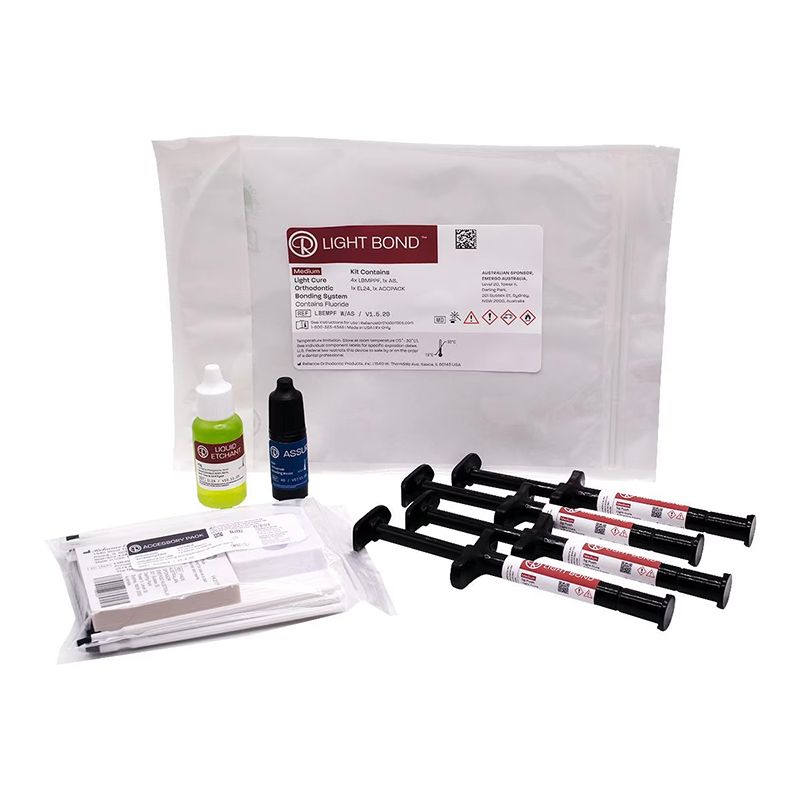 Reliance Light Bond Medium Push Syringe Kit with Fluoride and Assure