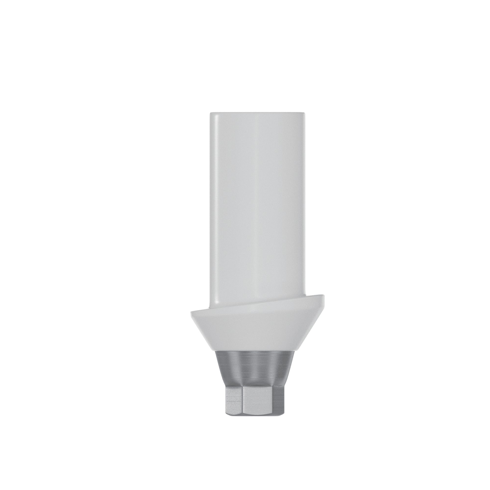 DSI Zirconia Anatomic Straight Abutment 4.0mm - Conical Connection RP Ø4.3mm-5.0mm