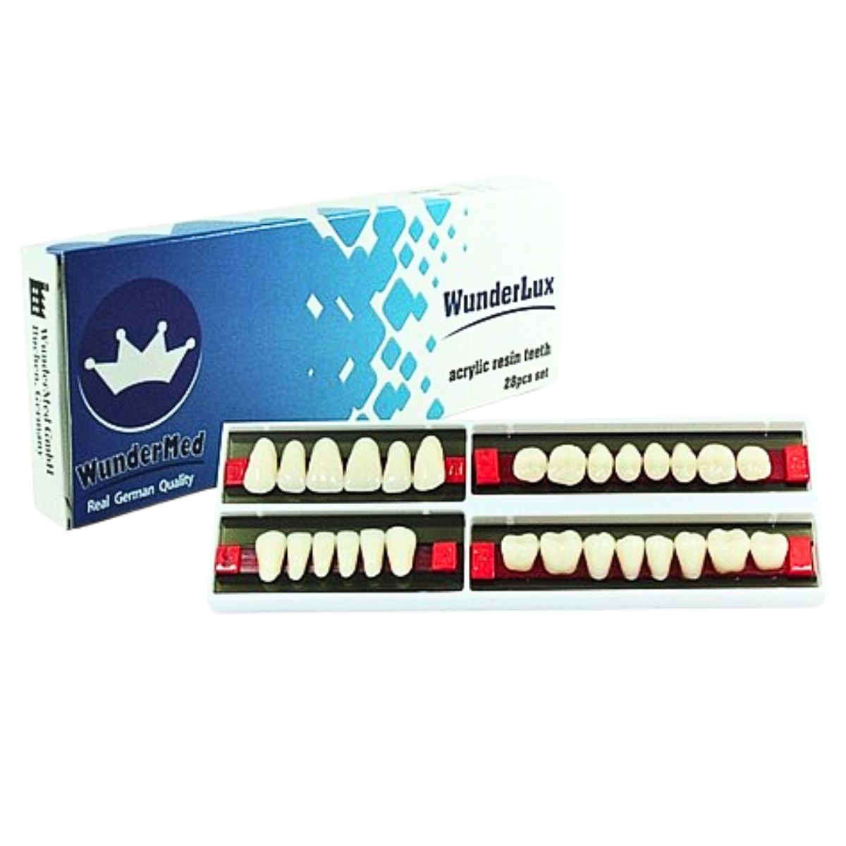 Wunderlux Artificial Acrylic Dentures 28pcs Set A1