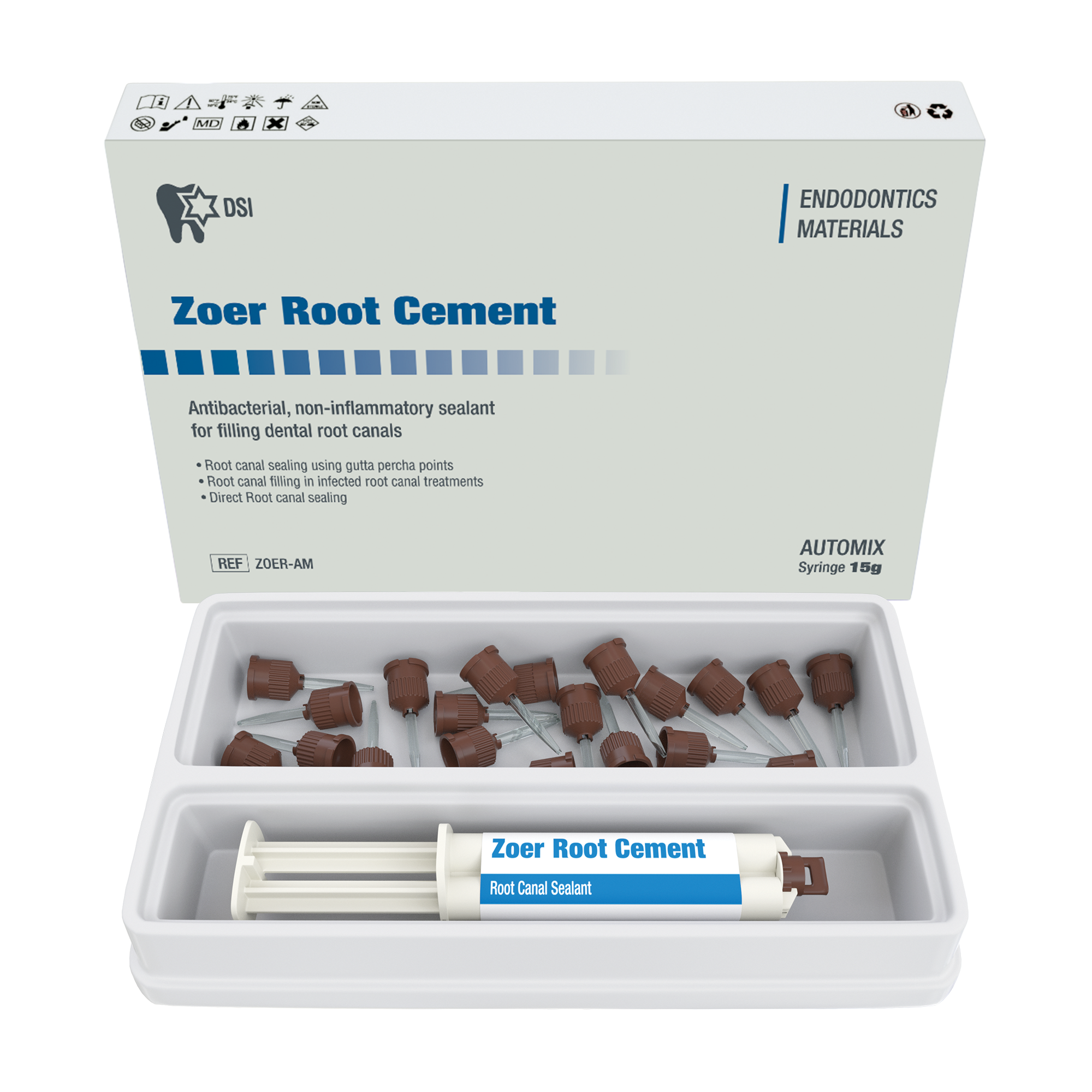 DSI Zoer AM Endodontic Resin Based Root Canal Sealer Automix Syringe 15g