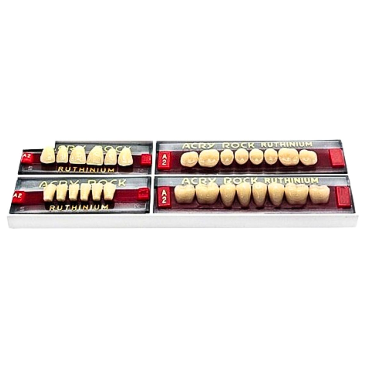 Ruthinium Artificial Acrylic Teeth 28pcs Set A2