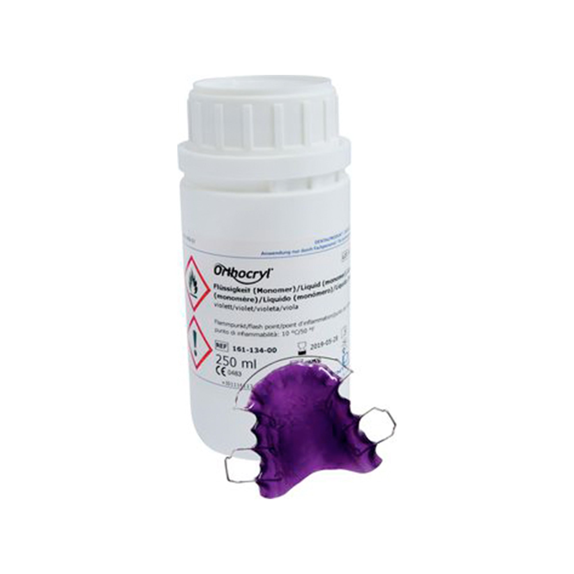 Dentaurum Orthocryl Violet Acrylic Liquid 250ml