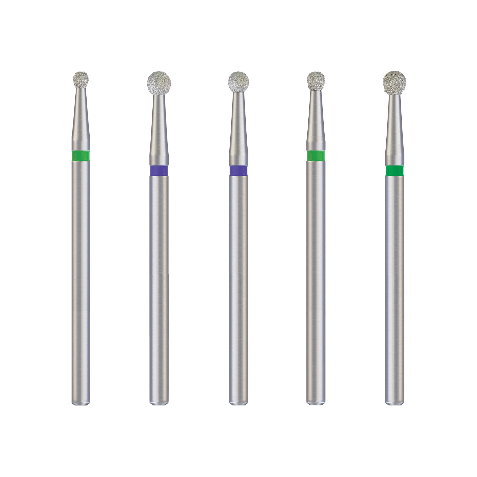 DSI Dental Diamond Reusable Burs Round Ball (ISO-001) 25mm