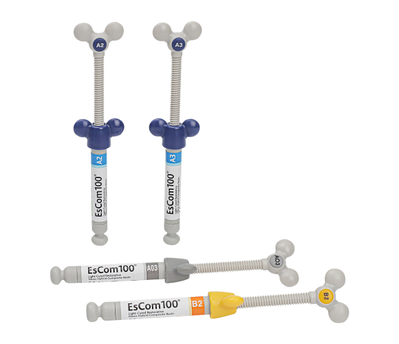 Spident EsCom100 Light-Cured Nanohybrid Composite Resin 4g