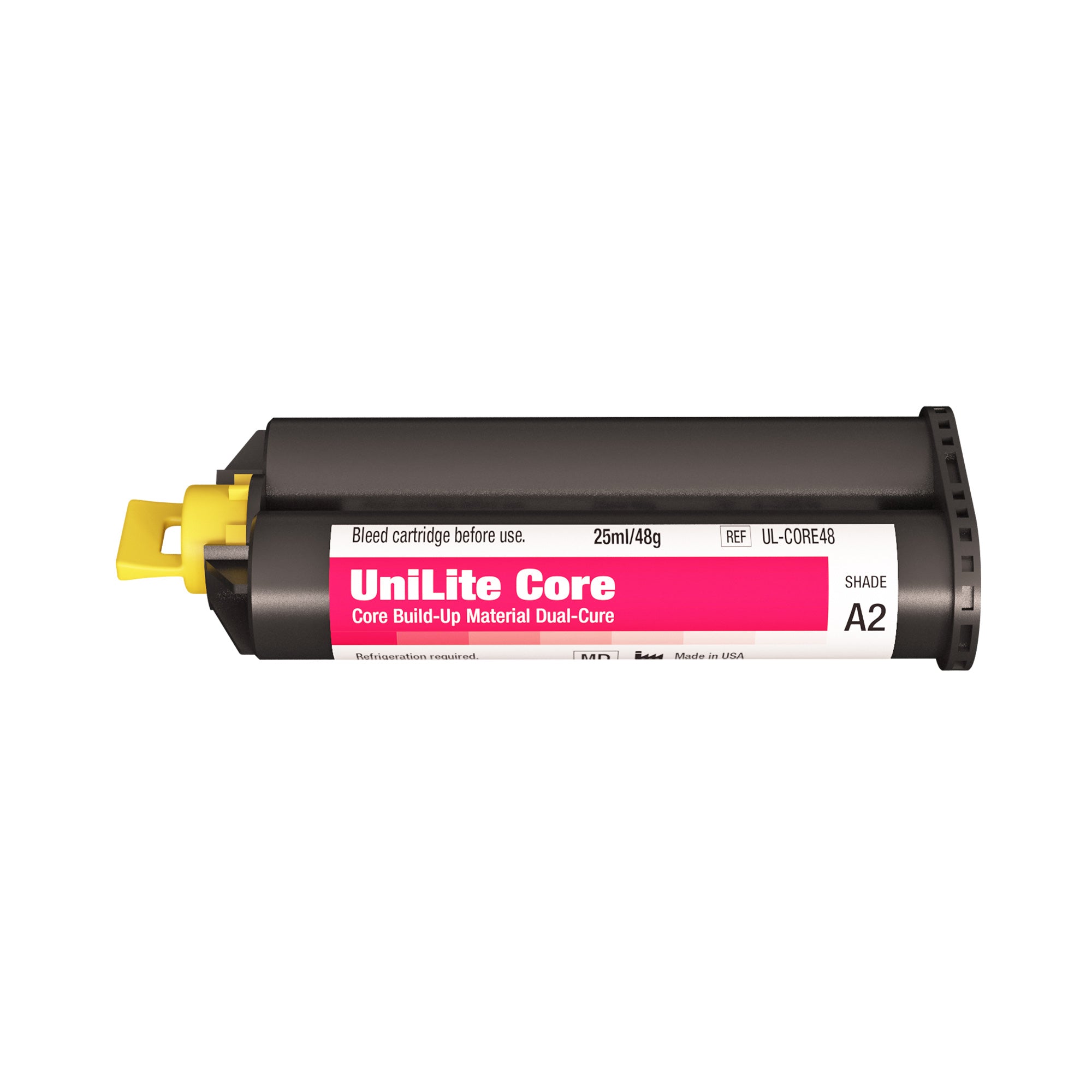 DSI UniLite Core Dual-Curing Core Build Up Material Automix Cartridge 48g