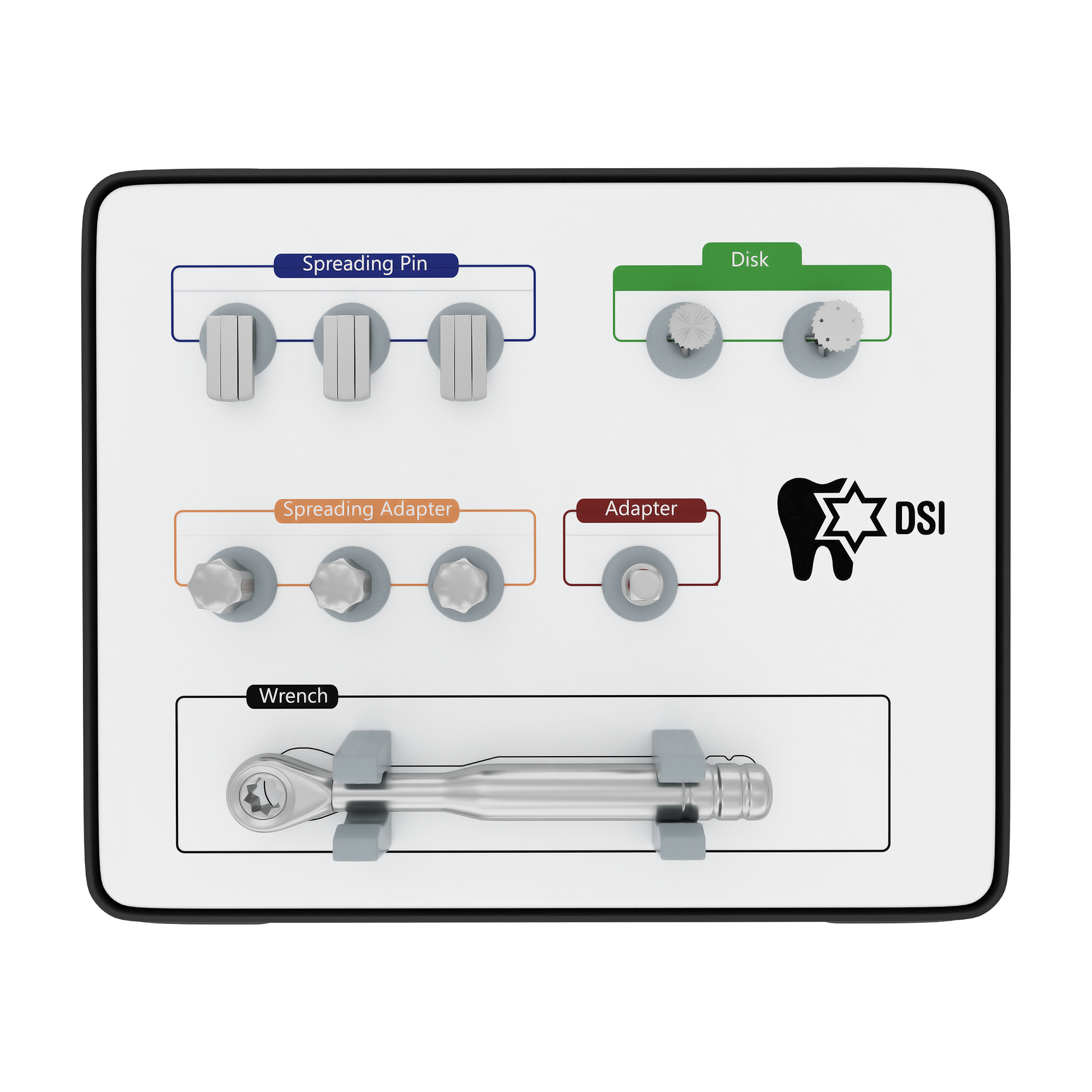 DSI Bone Spreader Kit For Alveolar Ridge Split and Expansion