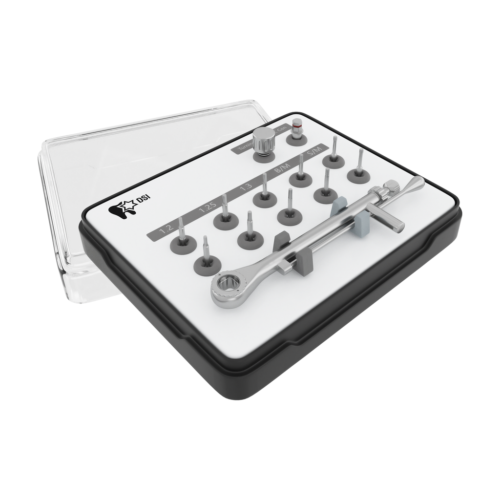 Prosthesis Extraction Drive DSI Universal Prosthetic Driver Kit For Abutments of Different Platfor