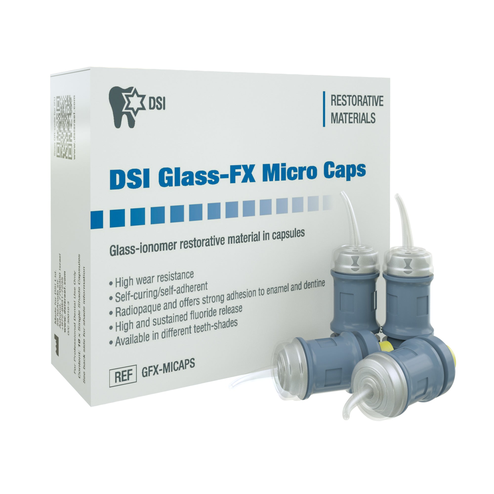 DSI Glass FX Micro Caps Glass-Ionomer Cement In Capsules 10pcs A2