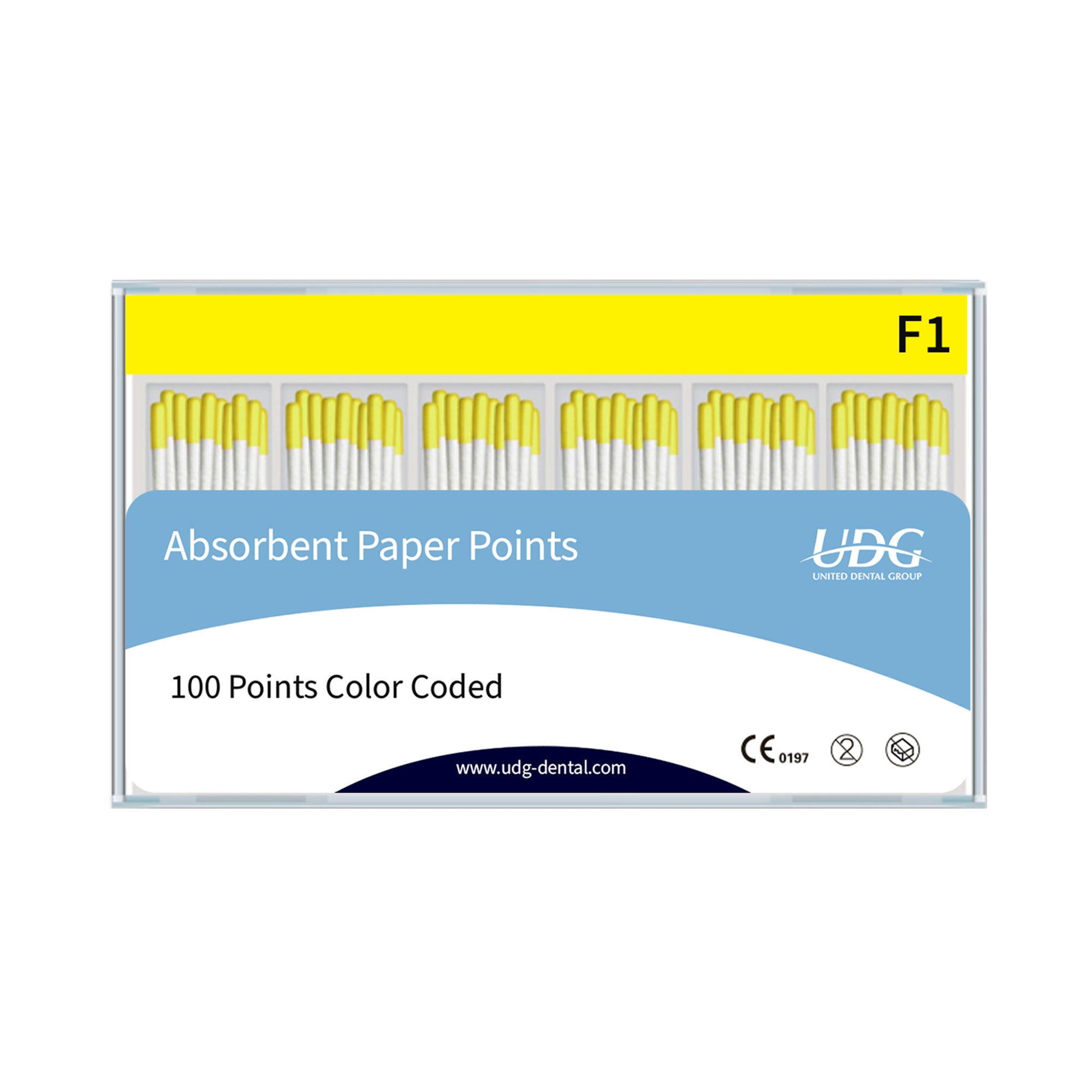 UDG Absorbent Paper Points for Protaper System 100 pcs