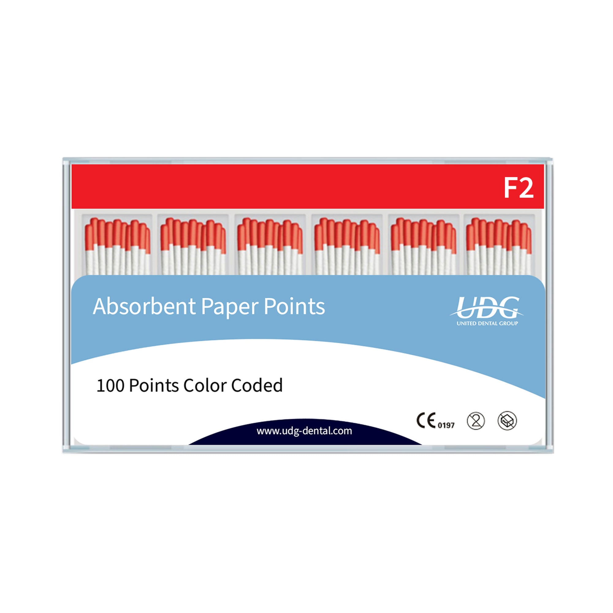 UDG Absorbent Paper Points for Protaper System 100 pcs