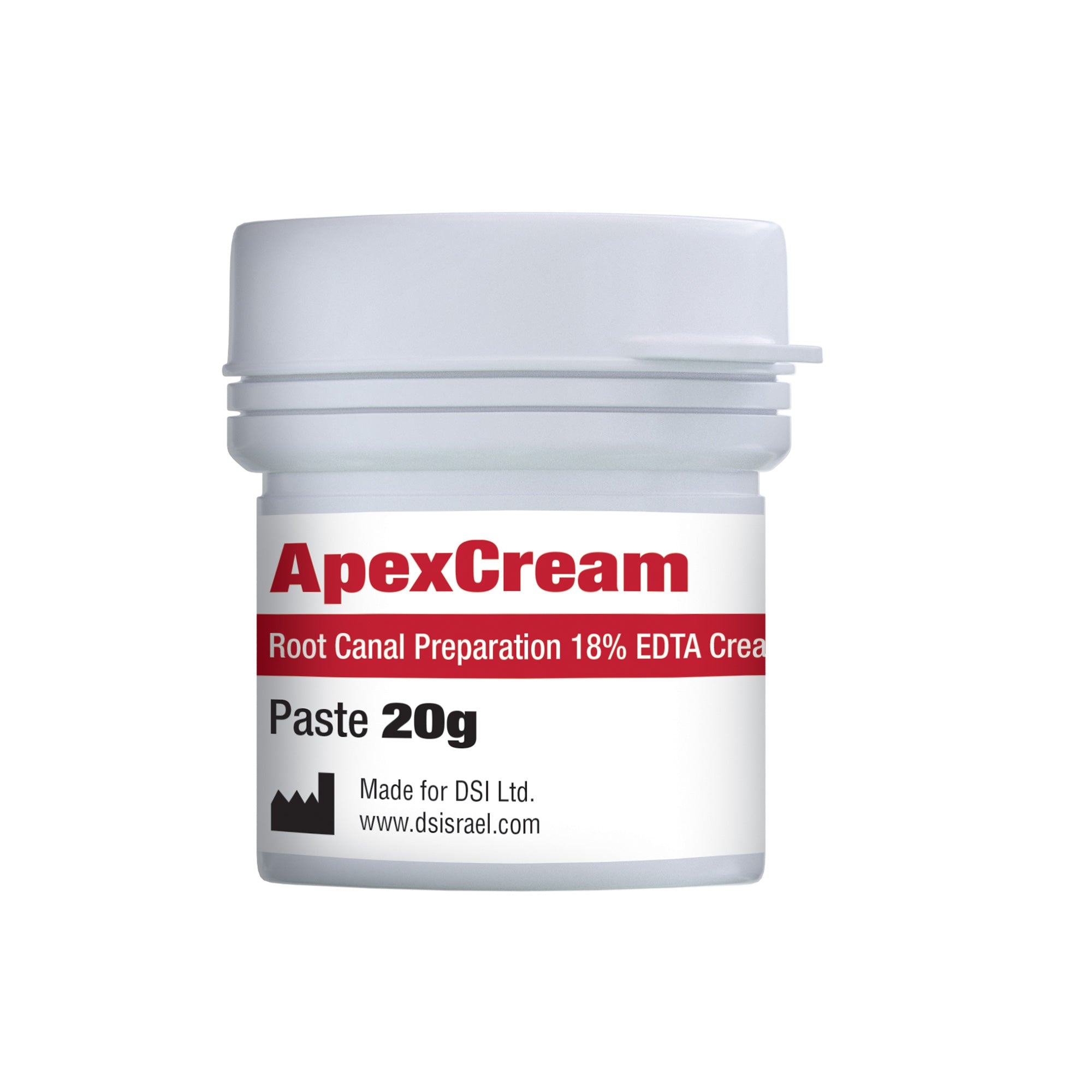 DSI ApexCream EDTA Cream 18% Smear Chelating Agent For Root Canal