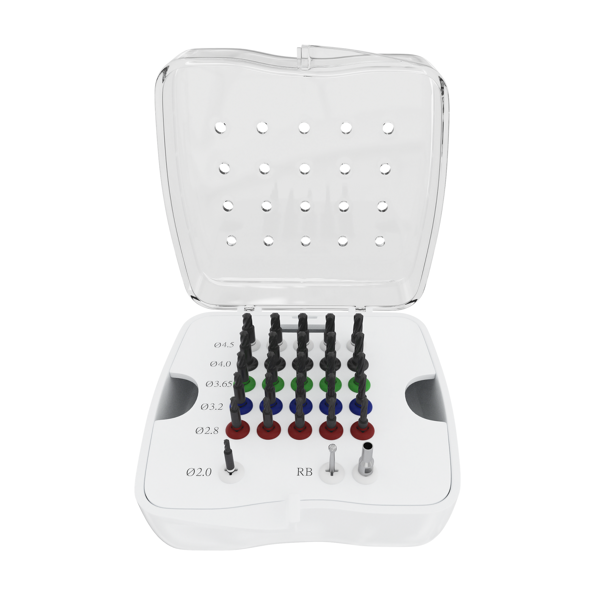 DSI DLC Step&Stop Drills Kit For Osteotomy Preparation