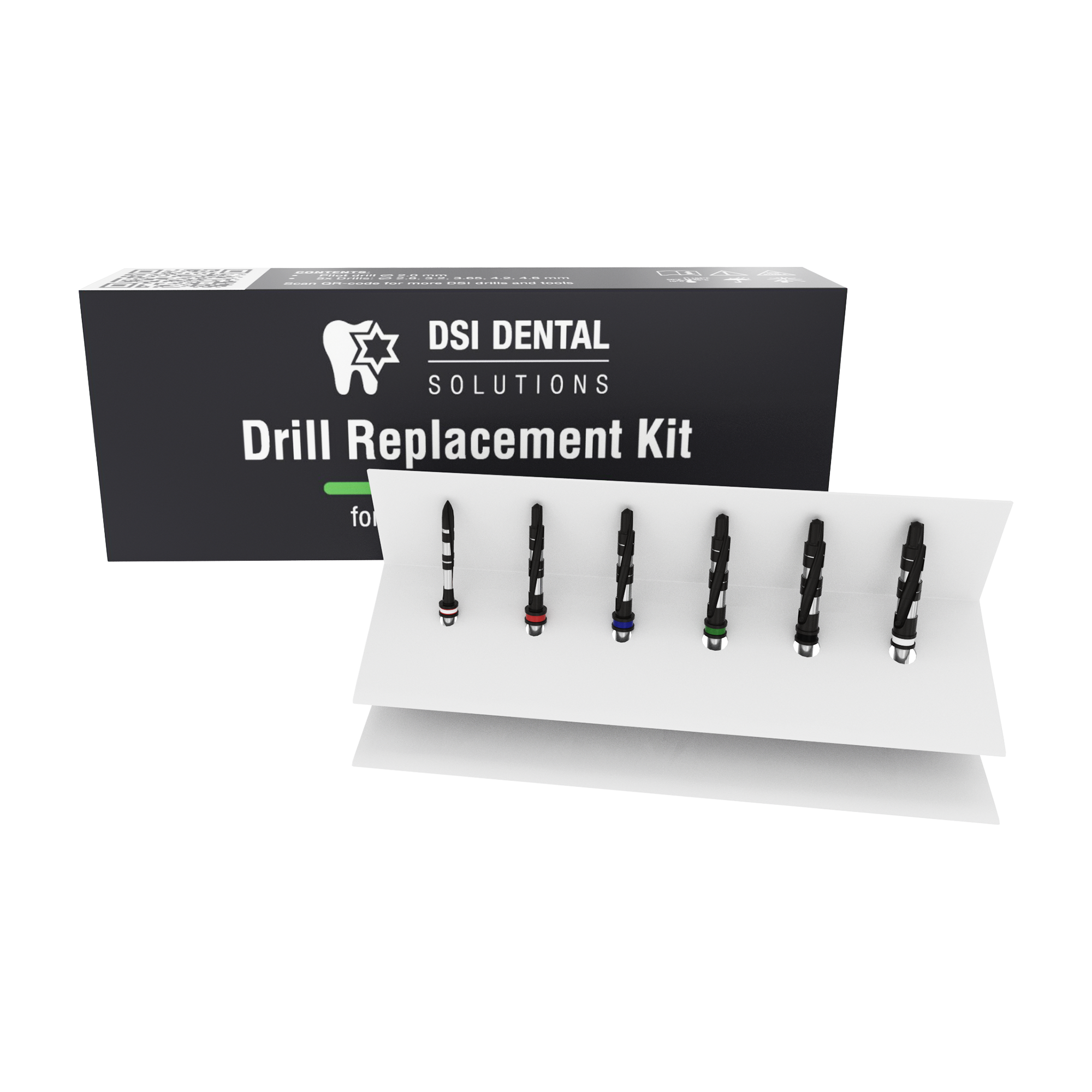 DSI Surgical Implant Kit Drill Refill Most-used Stepped Drills