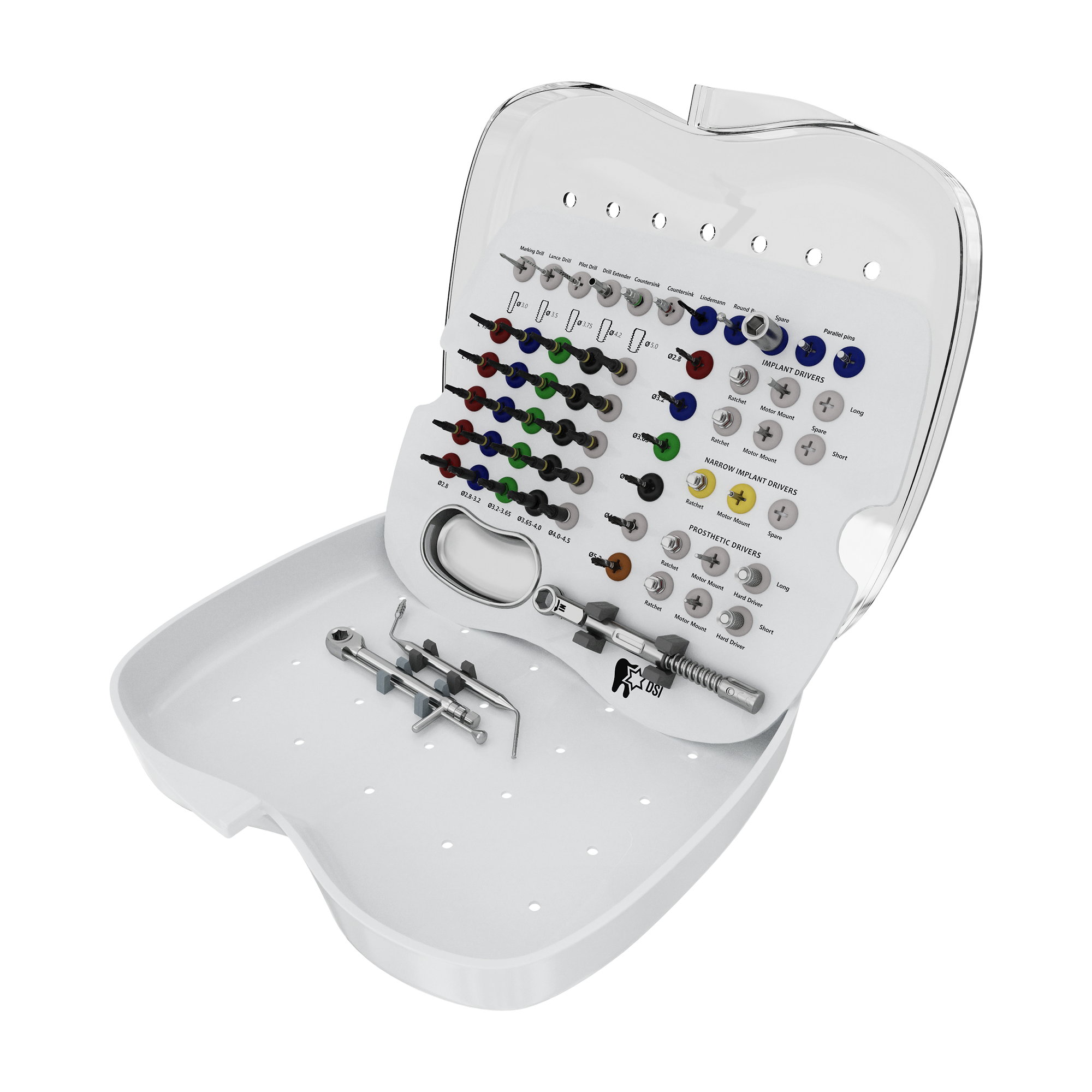 SK006C Pro Kit with Conical Drills